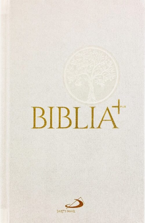 Biblia Plus - płótno biała z paginacją